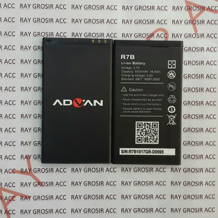 Baterai Original Double Power ADVAN Vandroid Hammer R7B