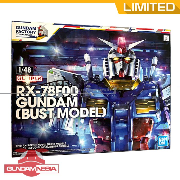 [1/48] RX-78F00 Gundam - Gundam Factory Yokohama Head Bust