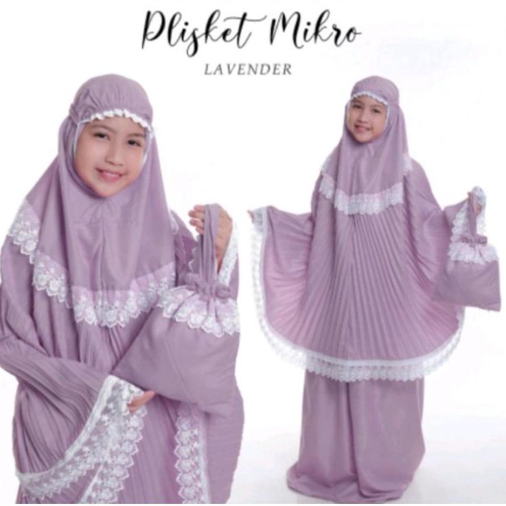 mukenah plislet anak 6-12 tahun2022 / mukena anak perempuan / mukenah anak 10 tahun / mukena anak um