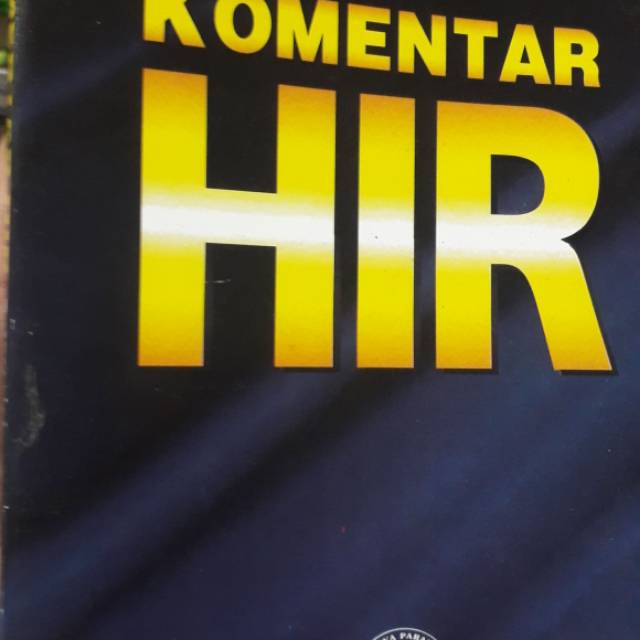 

KOMENTAR HIR PENERBIT PRADNYA PARAMITA