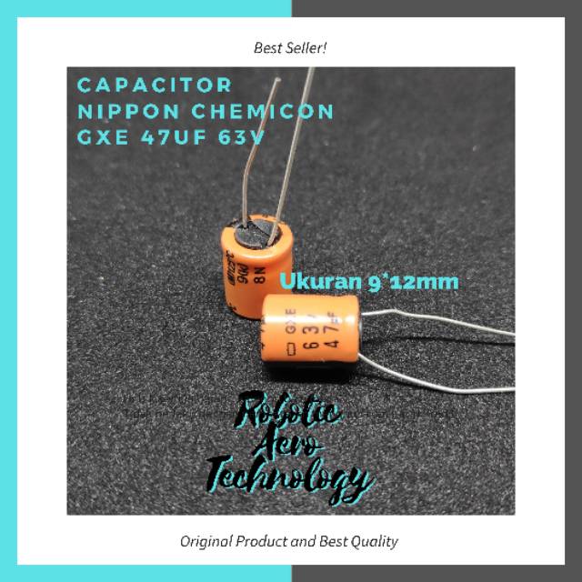 KAPASITOR 47UF 63V ELCO 47UF 63V