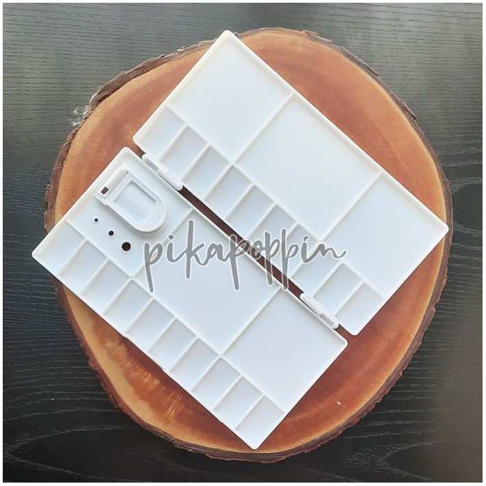 

[Artopia] Palette Palet 25 Partisi Putih Watercolor atau Gouache Lukis Cat Air