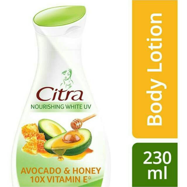 Citra Hand & Body Lotion Nourishing White UV Avocado & Honey 230ml