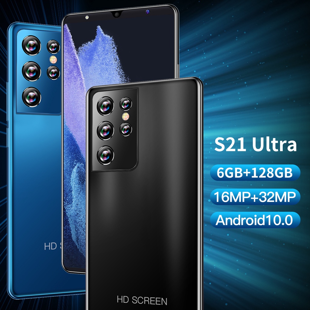【Baru Asli + Bonus Gratis】ROM 512GB S21 + handphone promo S21Ultra 5.8 inch full screen 12G + 512G 1
