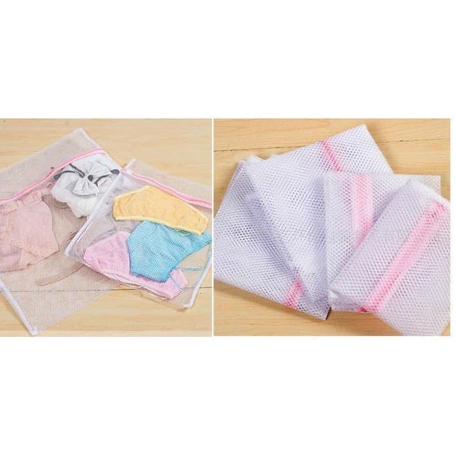 Laundry Bag Set 4 in 1 - Kantong Pemisah Cucian Komplit