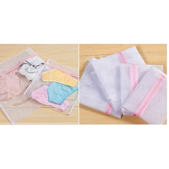 Laundry Bag Set 4 in 1 - Kantong Pemisah Cucian Komplit