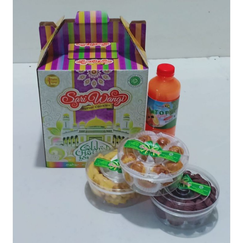 

Promo Kue Lebaran 2021 (3 toples kue 1 Botol Sirup)