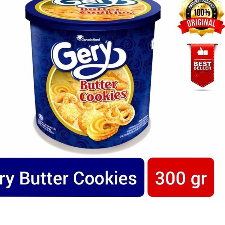 

Barang Laris Gery Butter Cookies 300g 300 gram SH5,,,