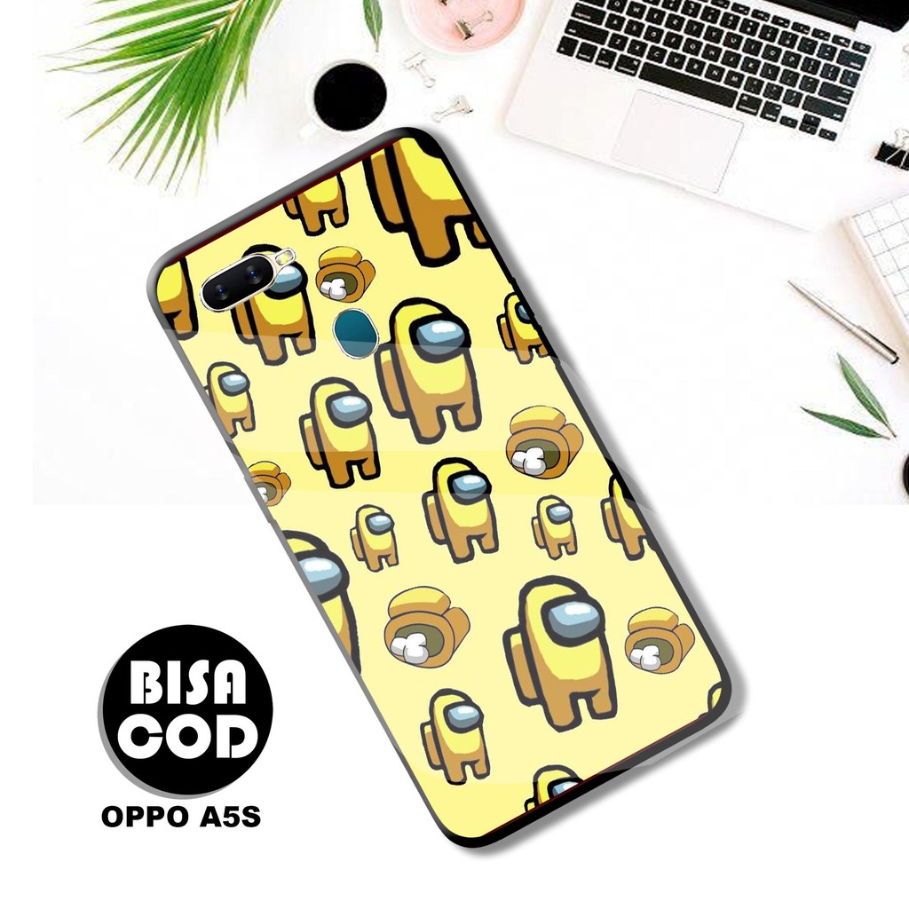 Hardcase Oppo A7 A5s A12 / Casing Hp Oppo A7 A5s A12 / Case Kekinian / Case Keren / Case Among Us
