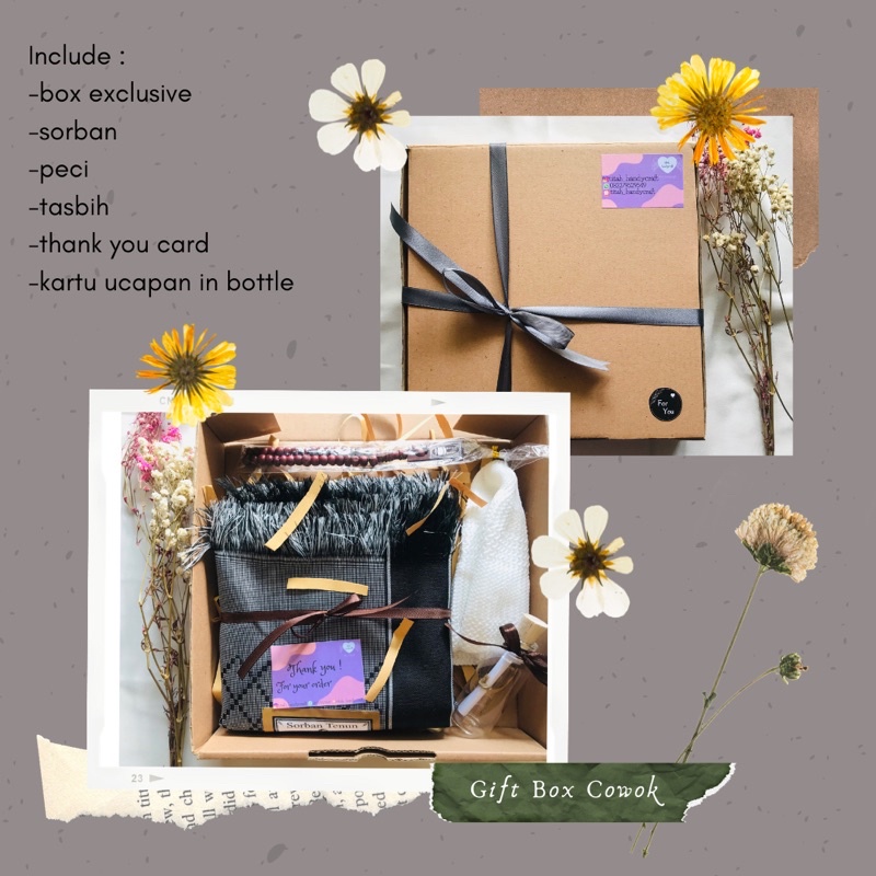 

TITAH GIFT BOX COWOK / Hampers Cowok / Kado Anniv / Kado Ultah