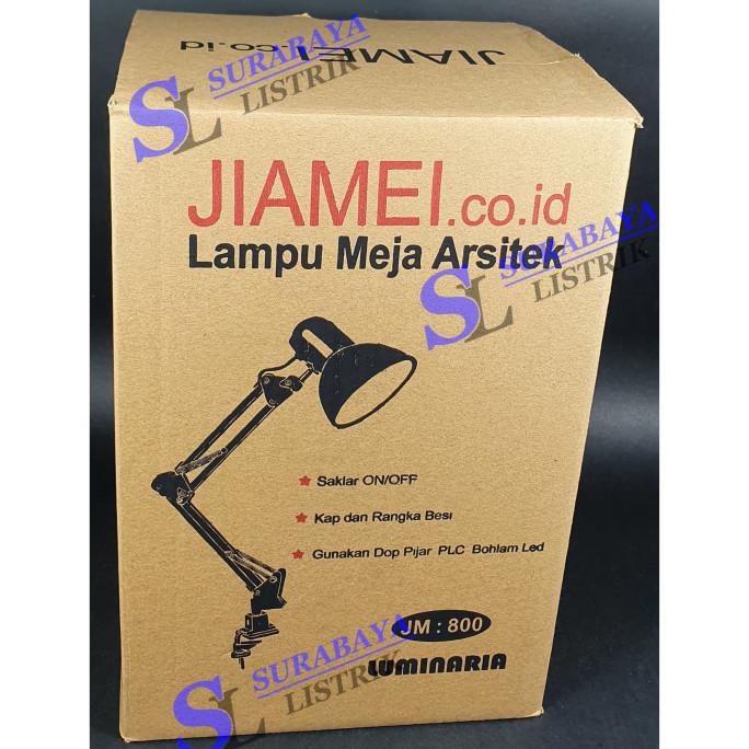 lampu meja belajar baca arsitek jiamei jm 800 e27 bisa dop atau led
