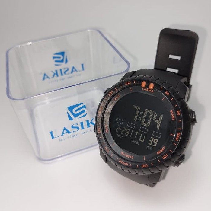 Jam Tangan Remaja Digital Sporty Water Resist Gratis Box Jam Lasika 8012