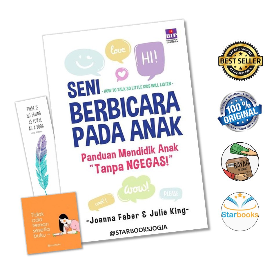 ORI BUKU SENI BERBICARA PADA ANAK : PANDUAN MENDIDIK ANAK TANPA NGEGAS (PARENTING) - BIP