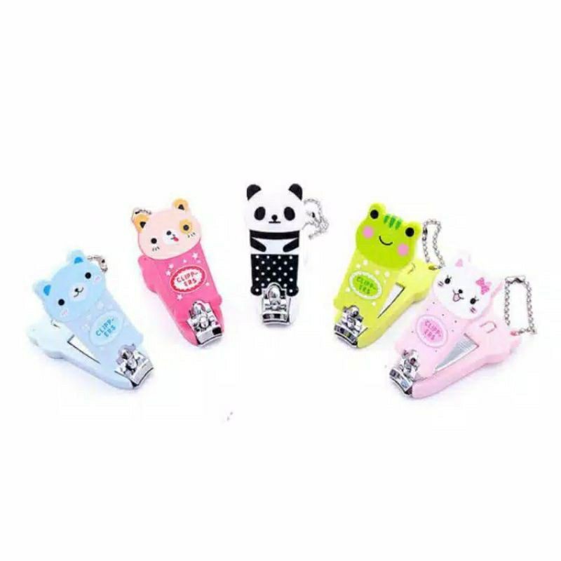 GUNTING KUKU KARAKTER MINI LUCU - JEPIT KUKU MOTIF - JEPIT KUKU MINI, CUTE NAIL CLIPPER MANIKUR