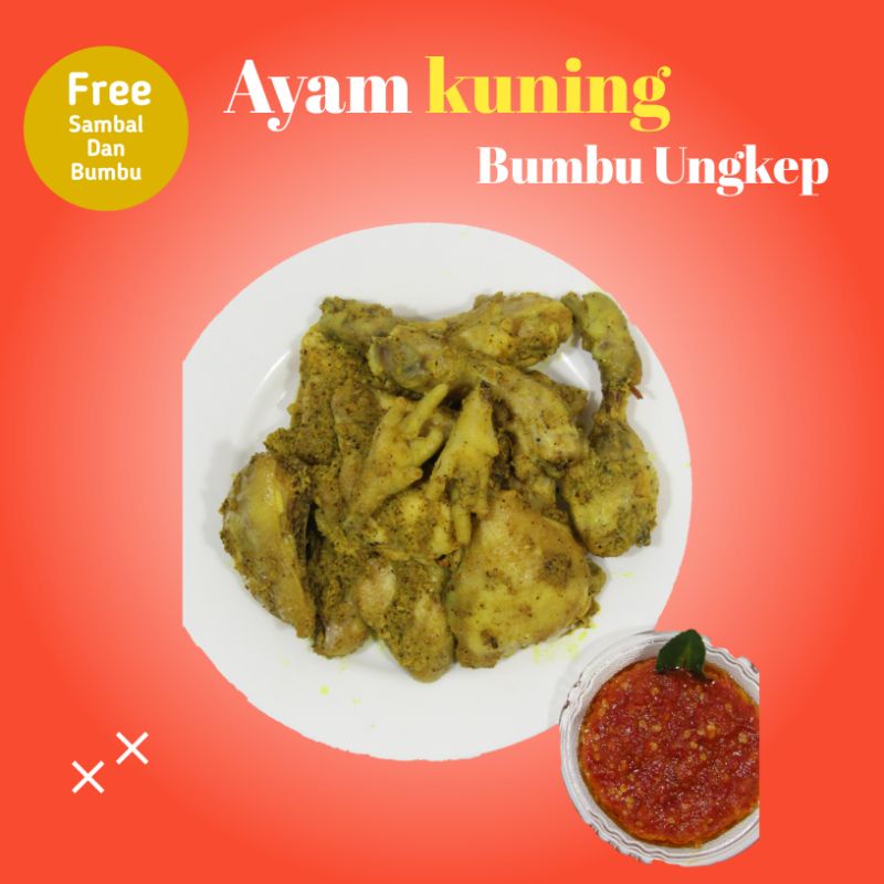 

[Ayam] Ayam ungkep frozen - ayam ungkep - ayam ungkep bumbu kuning - ayam potong
