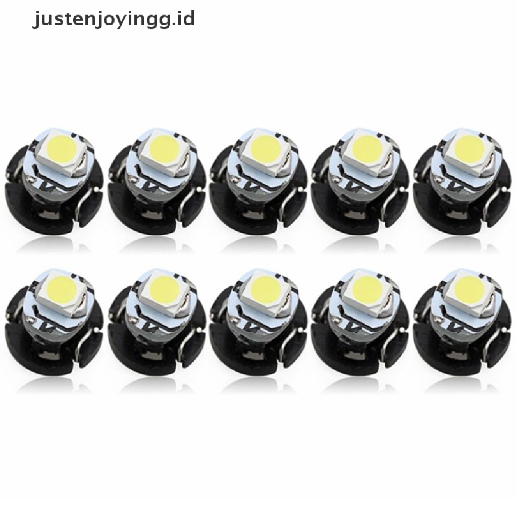 // justenjoyingg.id // 10Pcs T3 SMD Led Neo Wedge Car Dash Gauge Instrument Cluster Bulbs Light White  ~