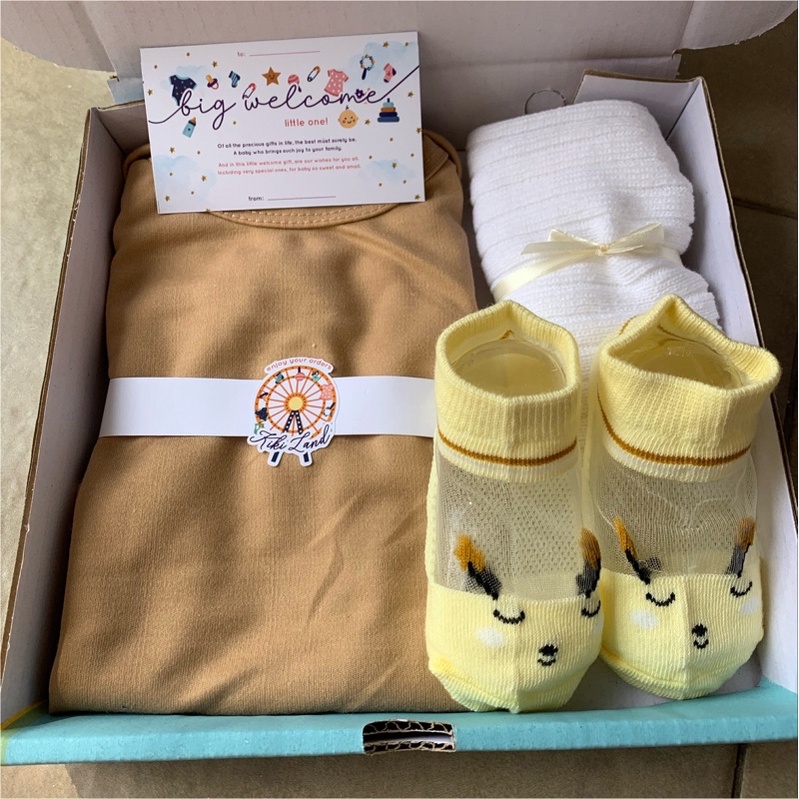 TERMURAH!Hampers parsel kado lahiran PREMIUM IMPORT murah newborn baby gift set baby gift box set pakaian bayi parsel kado lahiran perempun laki laki hadiah kelahiran bayi terlaris baju bayi murah kaos kaki bayi 3D import parsel lahiran bayi lengkap-Set 15