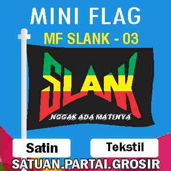 MINI FLAG SLANK/BENDERA BAND SLANK/ CUSTOM MINI FLAG/MINI FLAG MURAH/SATIN TEKSTIL