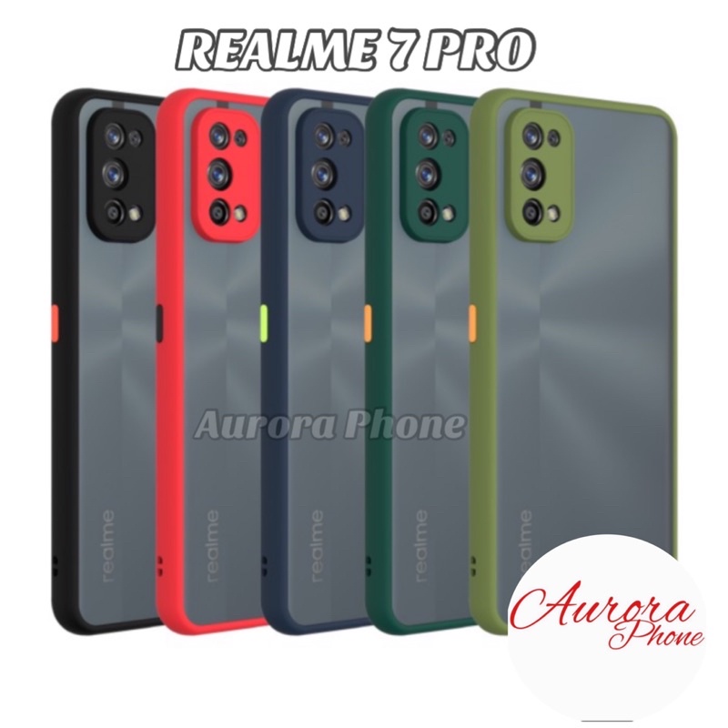 Realme 7 Pro Frosted Camera Protection Casing Realme 7 Pro / Soft Case Realme 7 Pro  / Realme 7 Pro 