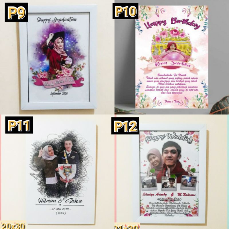 Jual Poster Kayu Custom 20x30cm Shopee Indonesia