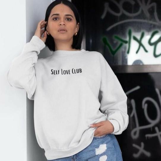 SWEATER WANITA SELF LOVE CLUB TEBAL TERBARU,