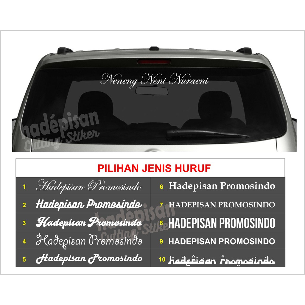 Stikjemboy 94 Best Stiker Kaca Depan Mobil Lucu