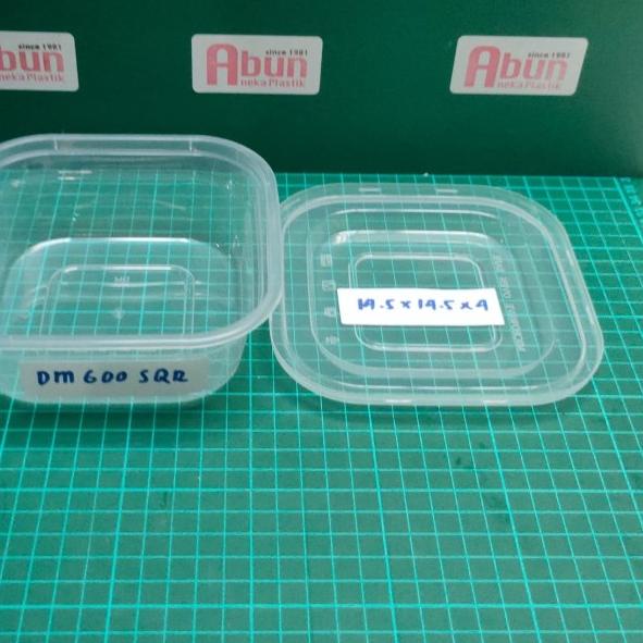 Thinwall DM Square 600 ML @50pcs