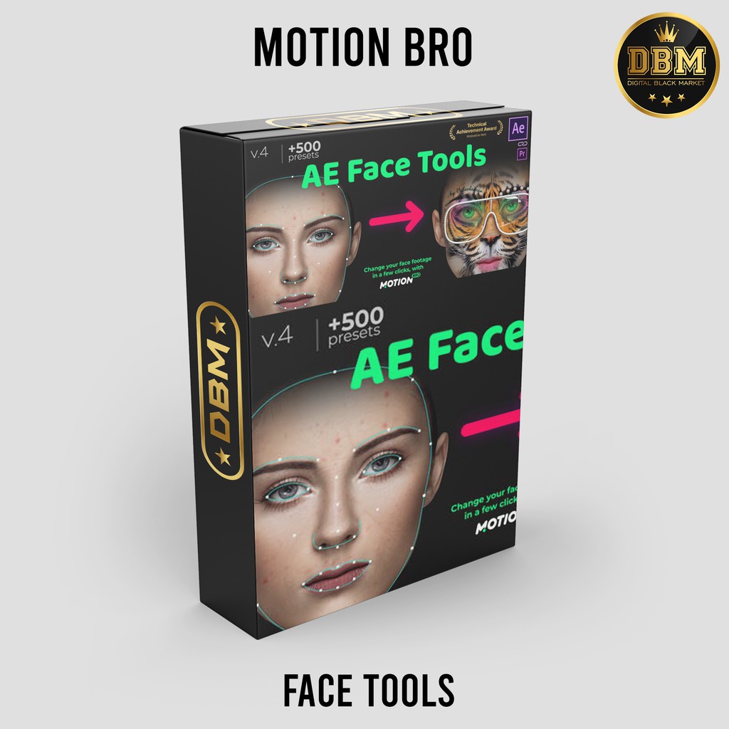 Motion Bro - Face Tools  - After Effect (Extension)