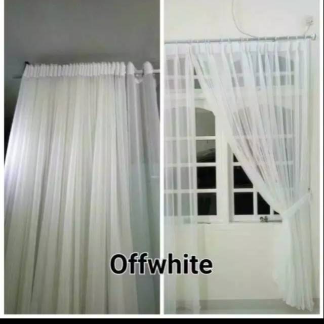 Vitrase poil (kain tipis jendela)