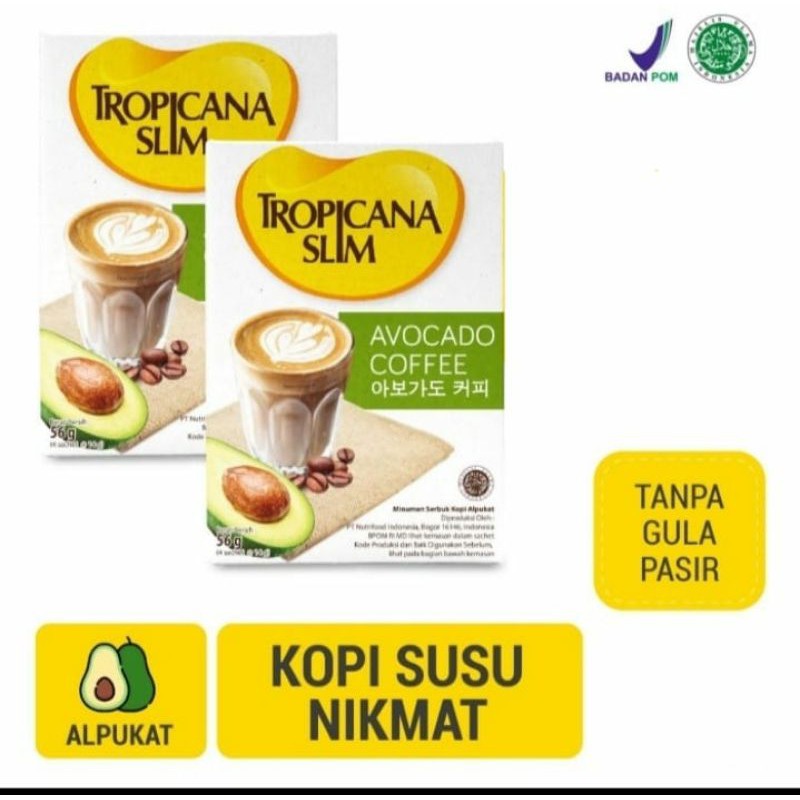 

Tropicana slim avocado coffee 56gr