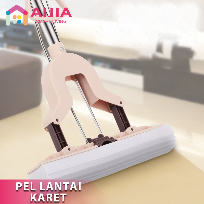 AIJIA Alat Pel Lantai Magic Mop Pembersih Lantai Pengering Lantai