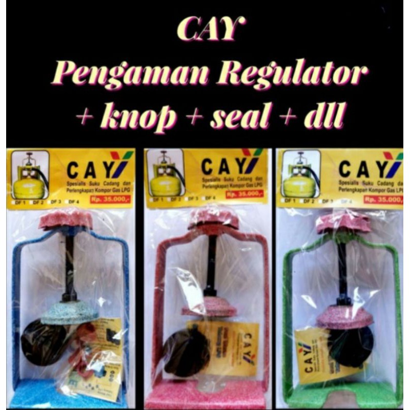 PENGAMAN/PENJEPIT REGULATOR MERK CAY UNTUK TABUNG GAS 3KG-12KG