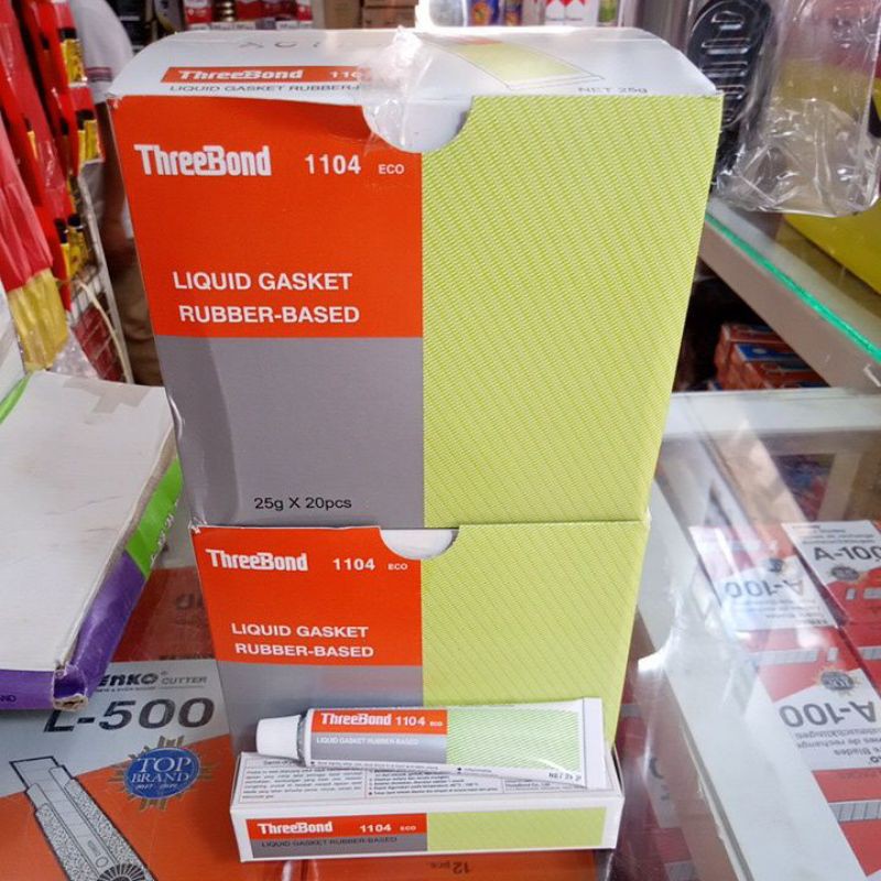 LEM THREEBOND 1104 ASLI // LIQUID GASKET RUBBER BASED // LEM SERBAGUNA