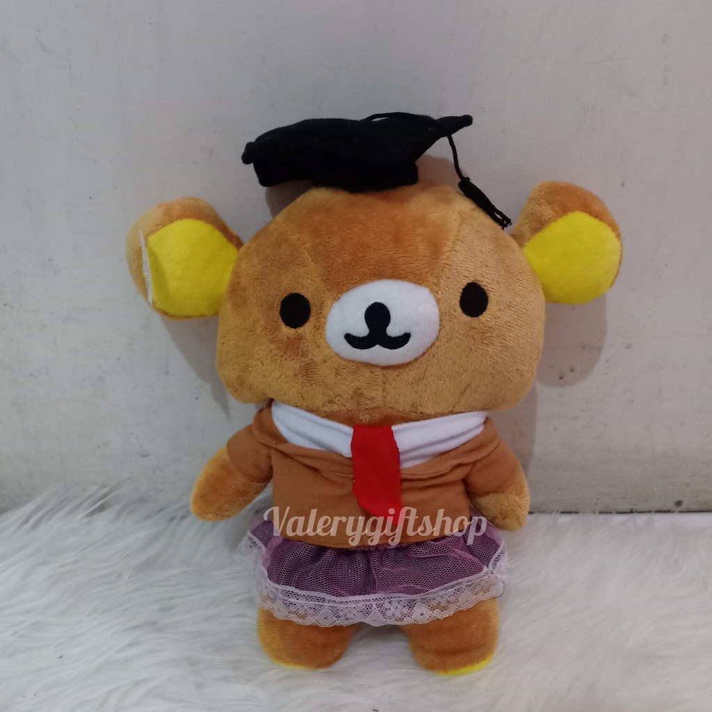 Boneka Rilakkuma Rilakuma Wisuda Graduation Dress 25cm