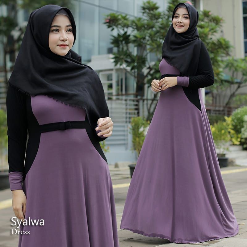 Salwa jersey dress (bajunya aja)