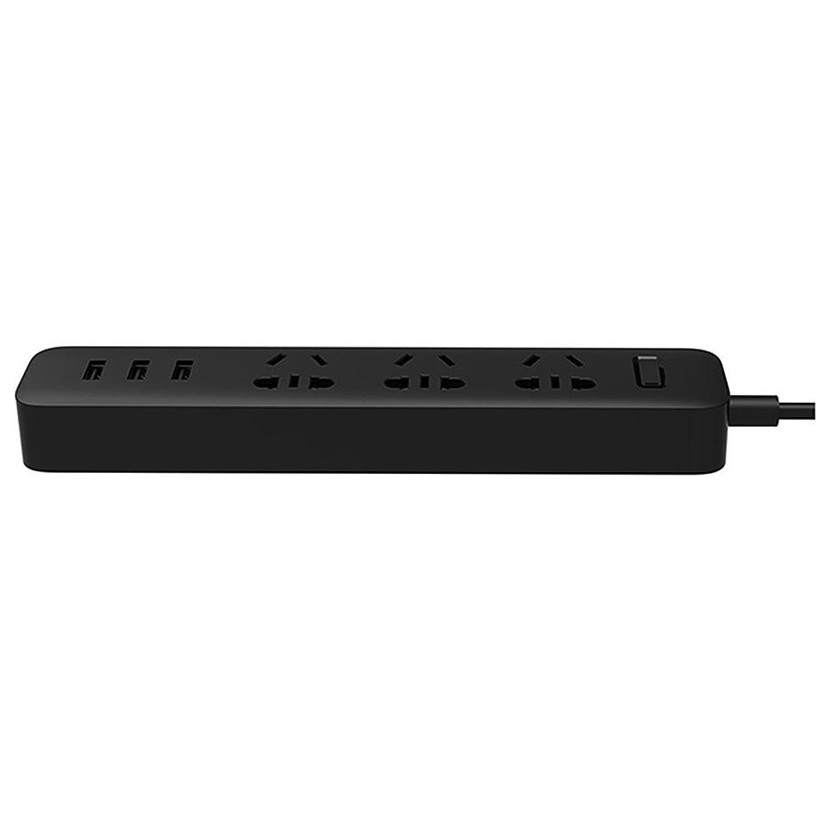 Xiaomi Mi Smart Power Strip 3 Plug dengan 3 USB Port 2A - XMCXB01QM (ORIGINAL) - Black