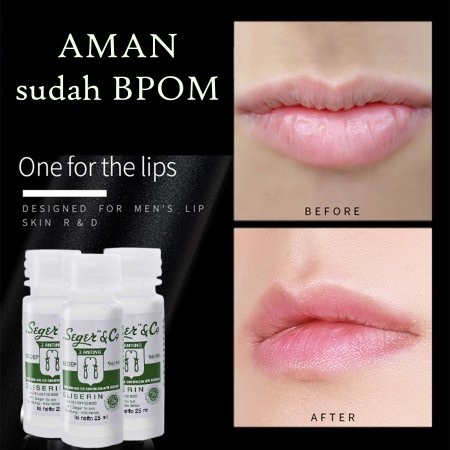 Pelembab Bibir Pria lip balm pria BPOM menghilangkan bibir kering dan pecah pecah