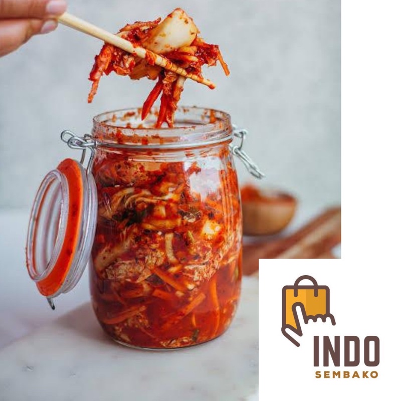 Kimchi sawi fresh 500g 100% HALAL  / Makanan Korea Sehat Kimchi / Fresh kimchi homemade