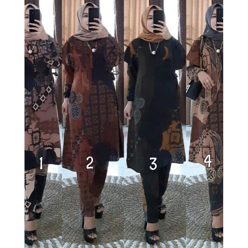 SET WIWI DRESS PRADA SETCEL PAKAIAN ONE SET WANITA