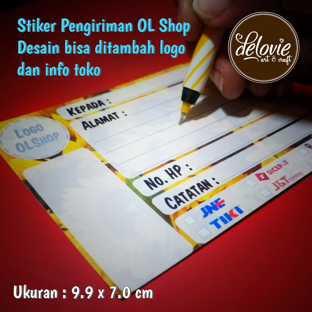 

Delovie.art Stiker Pengiriman Olshop Bisa Ditambahkan Logo dan Info Olshop - Motif Bunga / Buah