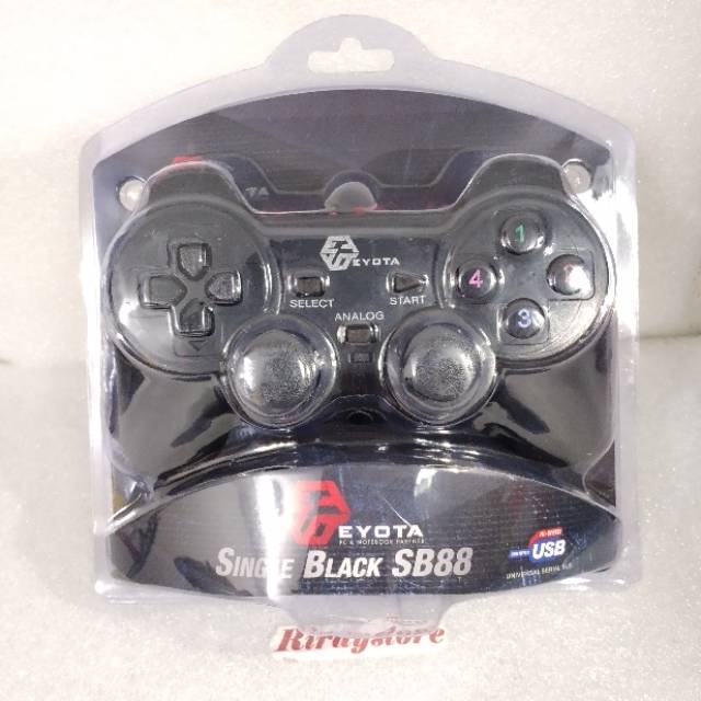 Gamepad Joystik Stik PS 2 ps3 Single Getar For PC - Stik Eyota