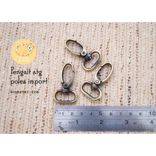 Pengait ATG Gosok Poles ukuran 2 cm