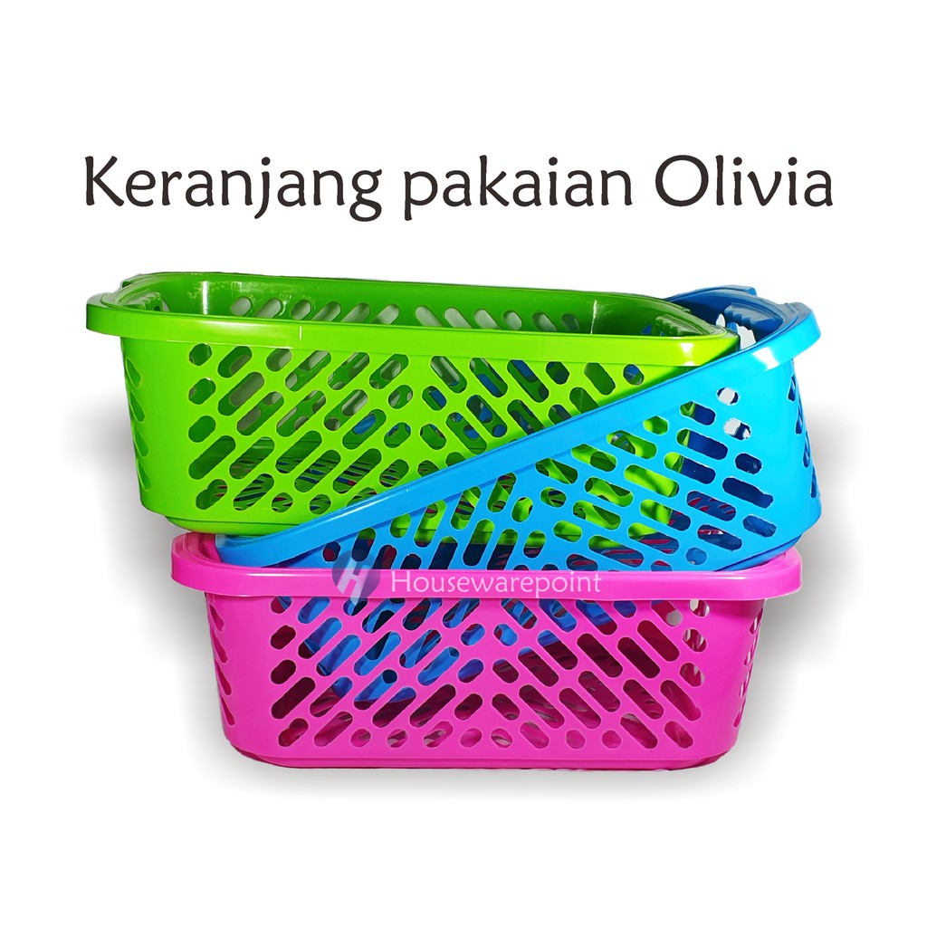 1 pcs Keranjang pakaian serbaguna/ Keranjang pakaian plastik/ Keranjang pakaian bersih (KERANJANG PA