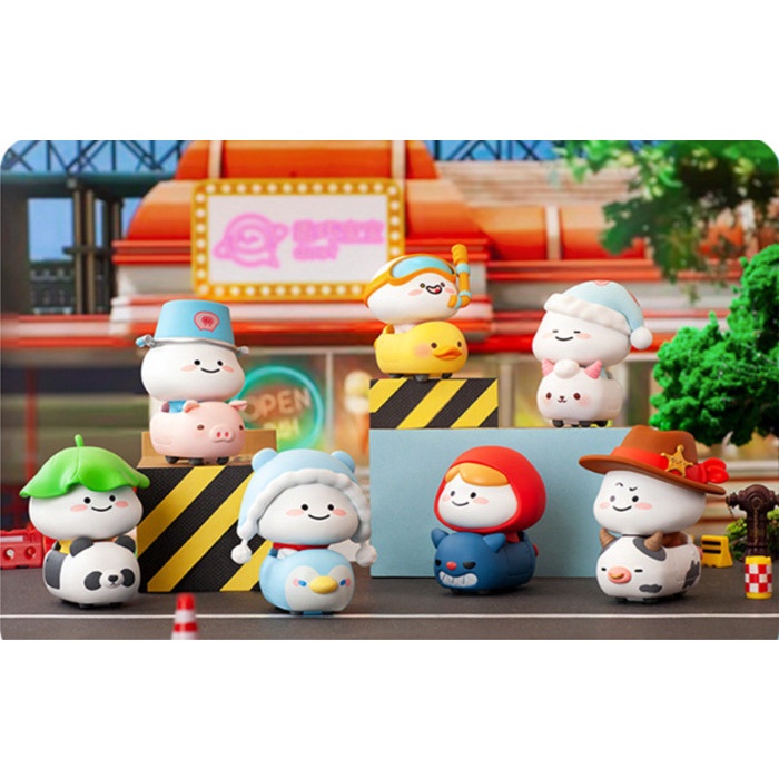 ✅⭐TRENDING MAINAN Quby Pentol Cute Pet Bumper Car Star Moly Original Mainan Figure - Random