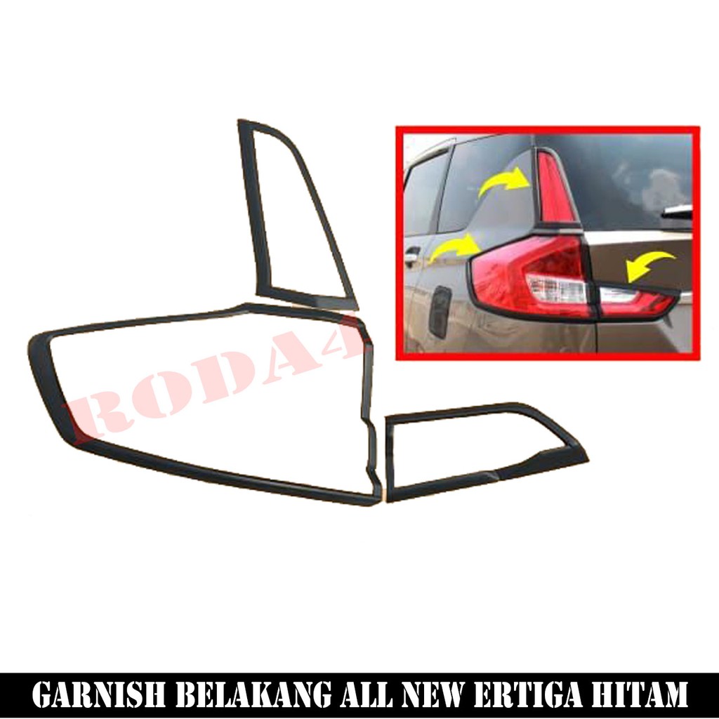 Garnish List Lampu Belakang All New Ertiga 2108 Hitam