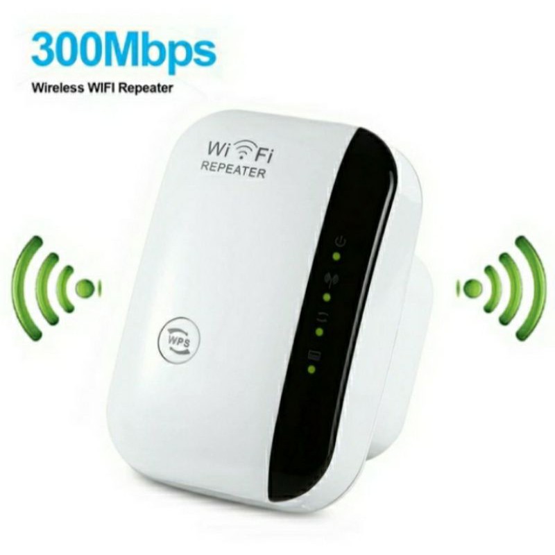 SKU-1226 WIFI REPEATER 300 MBPS WIRELESS RANGE EXTENDER PENGUAT SIGNAL