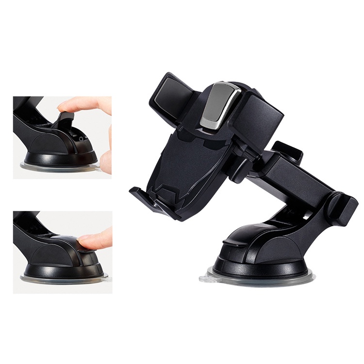 HD19 CAR Holder car mount tempel dasbor kaca meja penyangga dudukan HP mobil