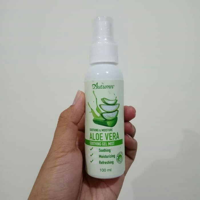 [SPRAY] ALOE VERA AUTUMN SOOTHING GEL MIST / WATER SPRAY  mengandung Aloe Vera extract concentrate y