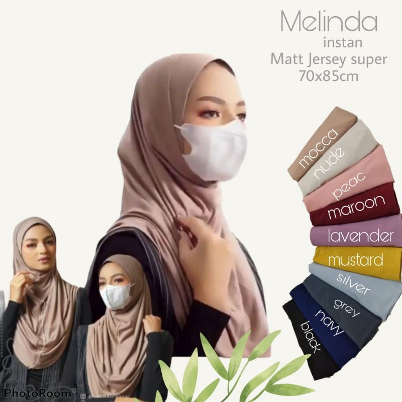 JILBAB INSTAN JERSEY PREMIUM SLIP IN / hijab instan / KHIMAR medina instan / jilbab melinda lubang t