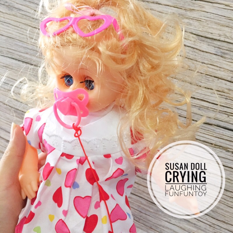 mainan boneka susan crying laughing